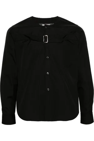 Comme des Garçons Buckle-detailed poplin shirt