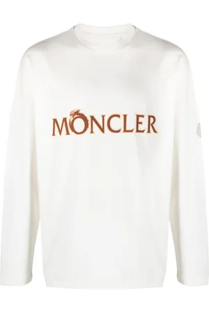 Moncler Logo-print long-sleeve cotton T-shirt