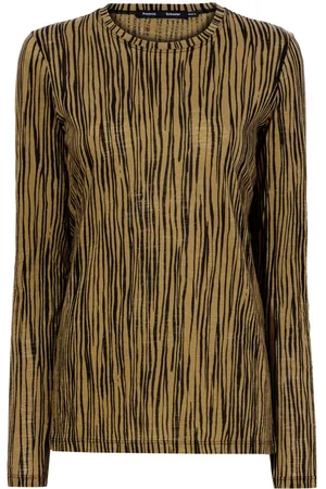 Proenza Schouler Zebra-print jersey sweatshirt