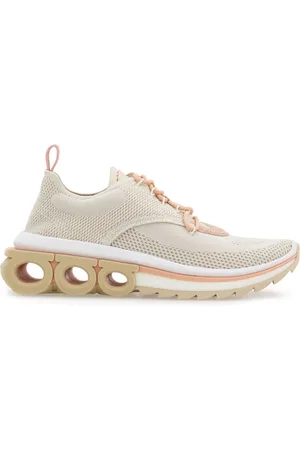Salvatore Ferragamo Gancini panelled sneakers