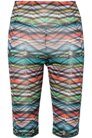 Missoni Zigzag-woven-print shorts