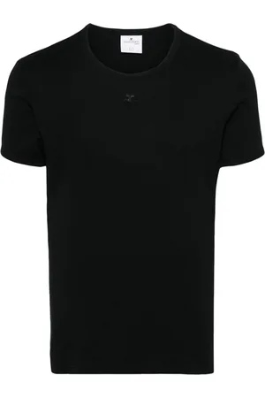 Courrèges Logo-appliqué T-shirt