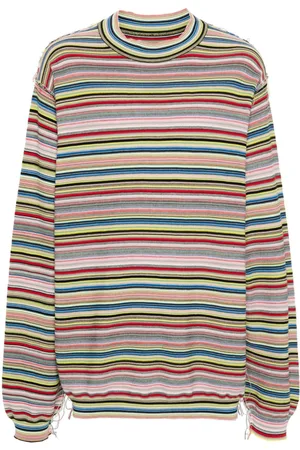 Maison Margiela Striped cotton jumper
