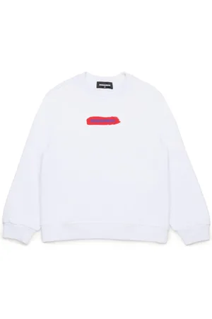 Dsquared2 Brushstroke logo-print cotton sweatshirt