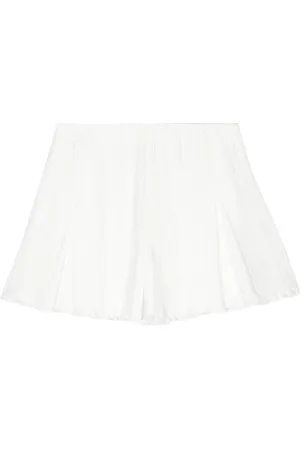 Lanvin Pleated high-waisted shorts