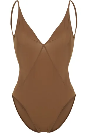 Rick Owens V-neck one-piece swimsuit