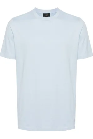 Dunhill Logo-embroidered cotton T-shirt