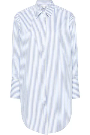 Victoria Beckham Striped organic cotton shirt
