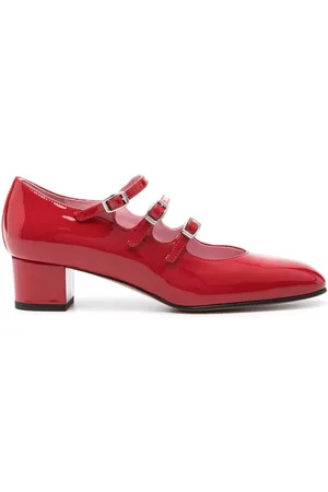Carel Kina 40mm leather pumps