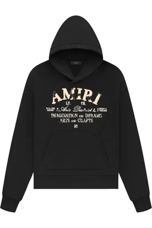 AMIRI Logo-print cotton hoodie