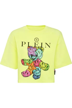 Philipp Plein Smile cropped round neck T-shirt