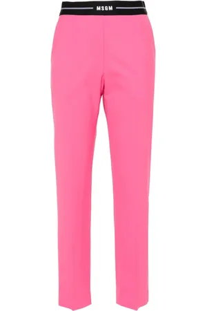 Msgm High-waist slim-fit trousers