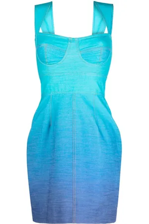 Bambah Ocean gradient-effect minidress