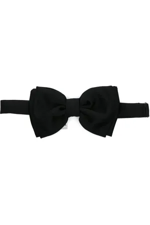 LARDINI Satin-finish bow tie