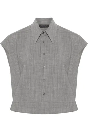 Fabiana Filippi Mélange cropped shirt