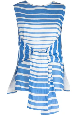Bambah Sicily striped linen tunic