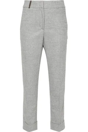 PESERICO SIGN Bead-embellished trousers