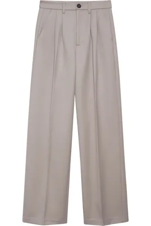 ANINE BING Carrie pressed-crease tailored trousers