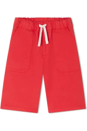 BONPOINT Logo-patch cotton-blend shorts