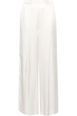 CARINE GILSON Wide-leg silk pyjama trousers