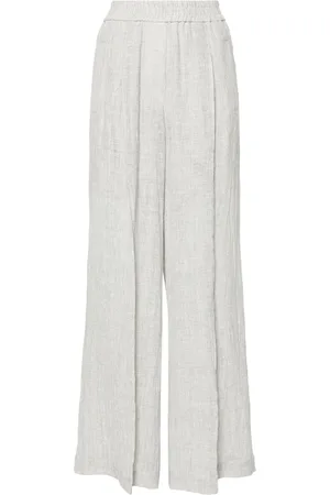 Brunello Cucinelli High-waist palazzo trousers
