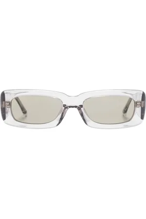 The Attico X Linda Farrow Marfa rectangle-frame sunglasses