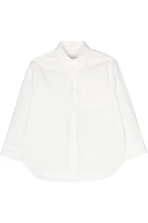 Etro Logo-embroidered cotton shirt