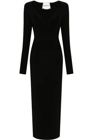Roland Mouret Pleat-detail knitted dress