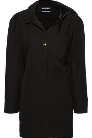 Jacquemus Asymmetric-neck shirt minidress