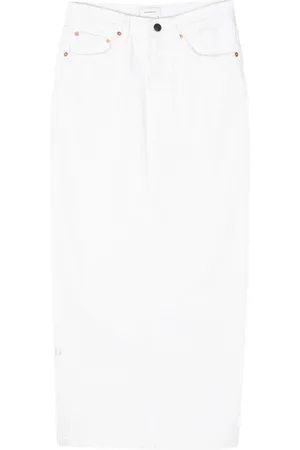 WARDROBE.NYC Denim Column maxi skirt