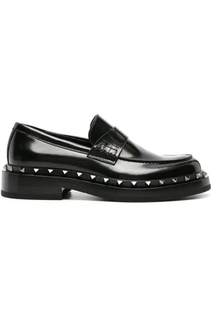 VALENTINO GARAVANI Rockstud M-way leather loafers