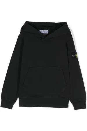 Stone Island Compass-badge cotton hoodie