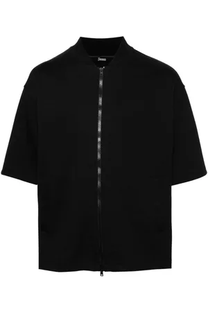 HERNO Short-sleeves zipped sweatshirt