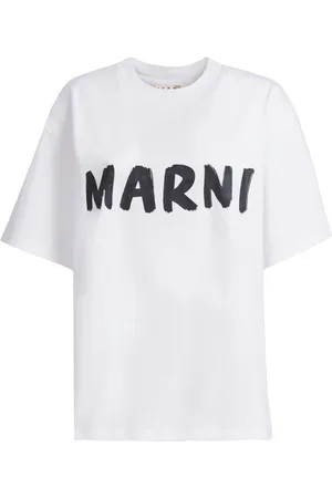 Marni Logo-print cotton T-shirt