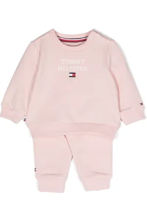 Tommy Hilfiger Embroidered-logo jersey tracksuit set