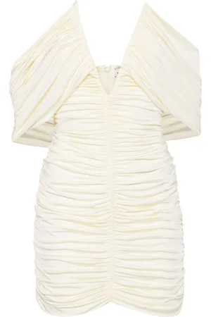 MAGDA BUTRYM Off-shoulder ruched minidress