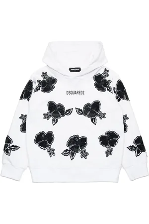 Dsquared2 Logo-print jersey hoodie