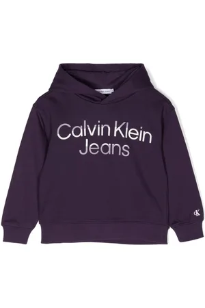 Calvin Klein Hero logo-print cotton-terry hoodie