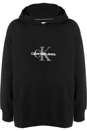 Calvin Klein Archival Monologo logo-embroidered hoodie