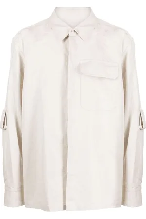 Helmut Lang Cotton-linen twill shirt