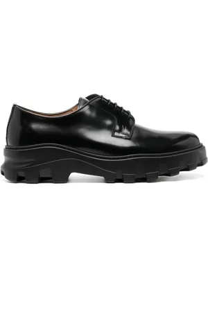 Moreschi Round-toe leather derby shoes