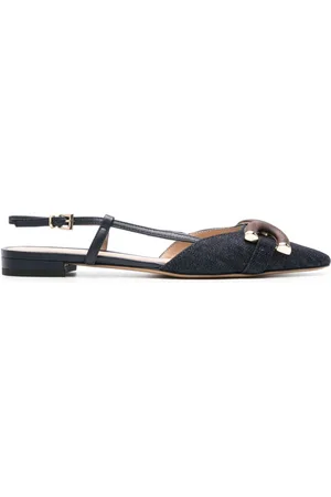ROBERTO FESTA Cally denim ballerina shoes