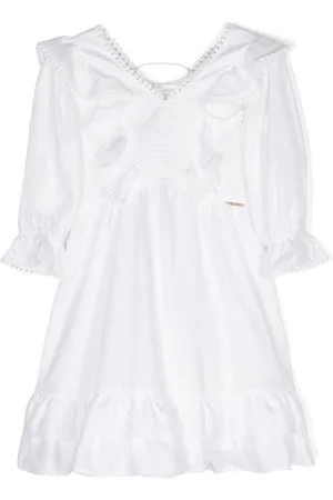 Twin-Set Pompom-detail dress