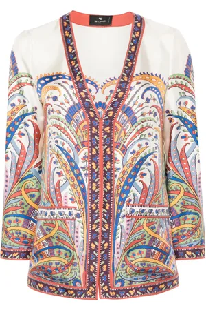 Etro Floral-print silk jacket