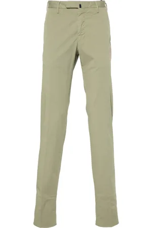 Incotex Tapered-leg cotton trousers