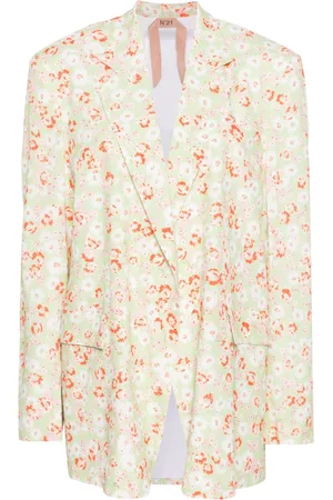 Nº21 Floral-print crepe blazer