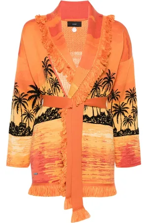 Alanui Keralda sunset-print cardigan