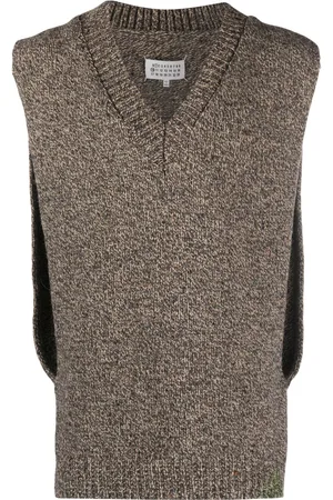 Maison Margiela Mélange wool-blend vest