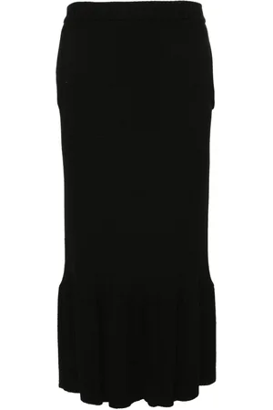 Moschino 2000s wool midi skirt