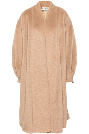Gianfranco Ferré 1980s brushed midi coat